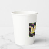 ネオン付きカジノサイン水玉模様レター 紙コップ (右)