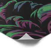 ネオン付き電動ジャングルオカピ稲妻 ポスター (角)