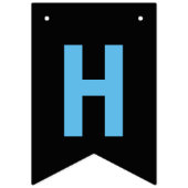 ネオン任意の年のビデオゲーム誕生日 バンティングフラッグ (第2の旗)