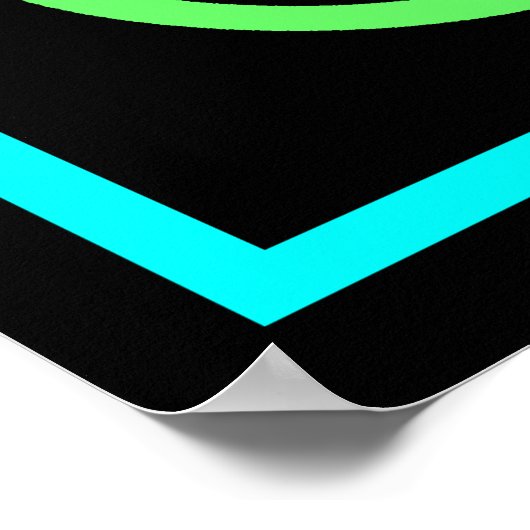 ネオン信号 ポスター (角)