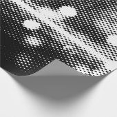 ネオン光と幾何学的シームレスパターン ラッピングペーパー (角)