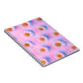 ネオン光のパ数々のッテ色のカモミールの花 ノートブック (右側)