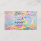 ネオン光テクスチャアポイントメントカード 名刺 (裏面)