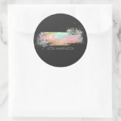 ネオン光ホログラフィックグリッターメイクアップアーティスト釜山 ラウンドシール (バッグ)