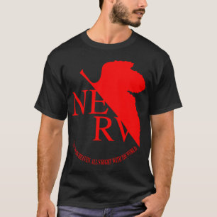 ネオン創世記エヴァンゲリオンエッセンシャルT-Shi Tシャツ