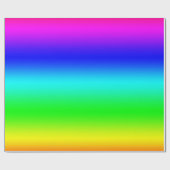 ネオン勾配 ラッピングペーパー (フラット)