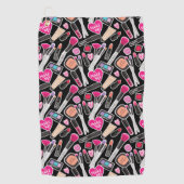 ネオン化粧パターン ゴルフタオル (正面)