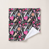 ネオン化粧パターン バスタオルセット (ウォッシュタオル)