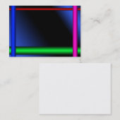 ネオン名刺のテンプレート#2 名刺 (正面/裏面)