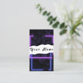 ネオン名刺 名刺 (スタンド正面)