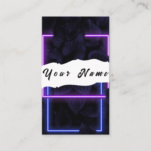 ネオン名刺 名刺 (正面)