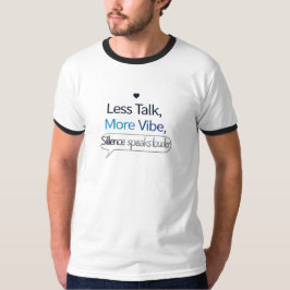 ネオン吹き出しミニマル引用Tシャツ | ベーシックリンガーシャツ Tシャツ