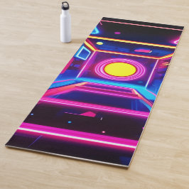ネオン回廊:デジタルオデッセイ ヨガマット
