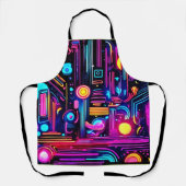 ネオン回路の夢 エプロン (正面)