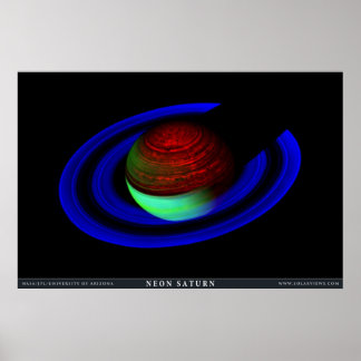 ネオン土星 ポスター