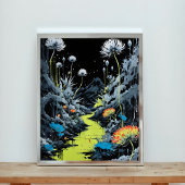 ネオン夜景 フォトプリント