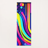 ネオン夢:デジタルサイケデリックオデッセイ ヨガマット (裏面)