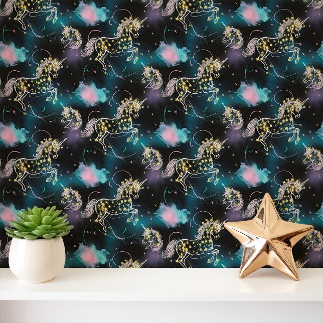 ネオン天の一角と星 壁紙 (クリエイターアップロード済み)