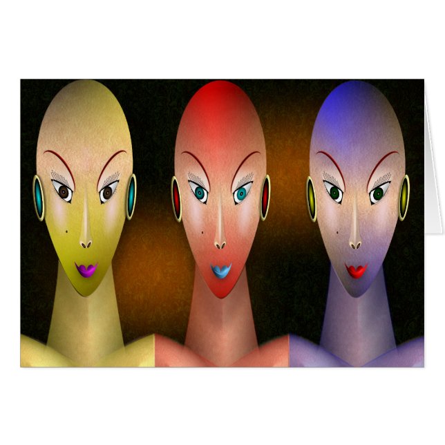 ネオン女の子 (正面横)