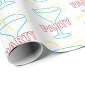 ネオン姿包装紙 ラッピングペーパー (ロールコーナー)