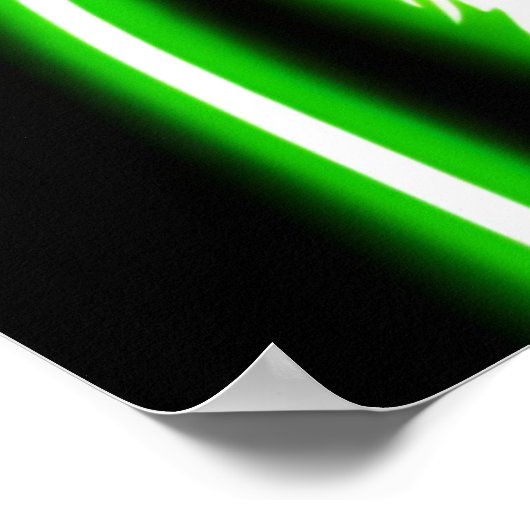 ネオン子猫フェネアート ポスター (角)