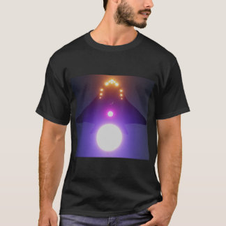 ネオン宇宙船のシャツ Tシャツ