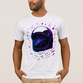 ネオン宇宙飛行士銀河系ミスト Tシャツ