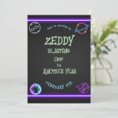 ネオン宇宙 招待状 (スタンド正面)