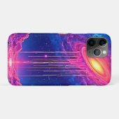 ネオン宇宙: 星の光が滴る Case-Mate iPhoneケース (裏面(横))
