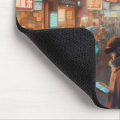 ネオン市疑問に思場 マウスパッド (コーナー)