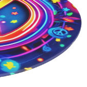 ネオン平和シンボルアート カッティングボード (角)