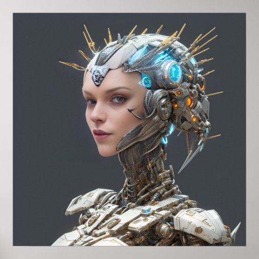 ネオン幻想的：熱狂的な女性 ポスター (正面)