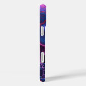 ネオン幽霊宇宙 – 青と紫のハロウィーン怖い Case-Mate iPhoneケース (裏面 / 右)