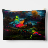 ネオン幽霊幽霊のよく出るファンタジー アクセサリーポーチ (裏面)