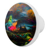 ネオン幽霊幽霊のよく出るファンタジー セラミックノブ (右)