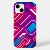 ネオン幾何学グロー Case-Mate iPhoneケース (裏面)