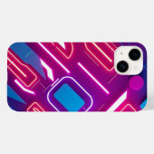 ネオン幾何学グロー Case-Mate iPhoneケース (裏面 (横))