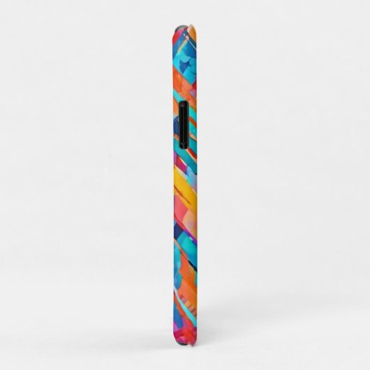 ネオン幾何学的な夢風景 Case-Mate iPhoneケース (裏面/右)