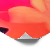 ネオン幾何融合アート ポスター (角)