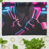 ネオン忍者 キッチンタオル (折り畳み)