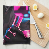 ネオン忍者 キッチンタオル (四つ折り)