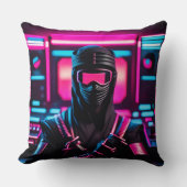 ネオン忍者 クッション (正面)