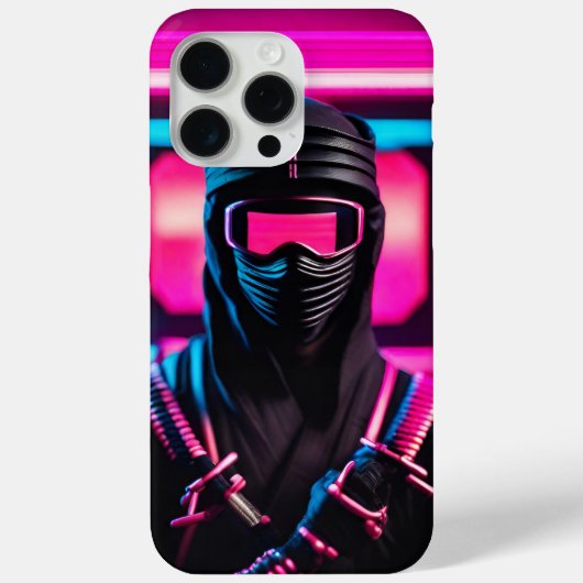 ネオン忍者 Case-Mate iPhoneケース (裏面)
