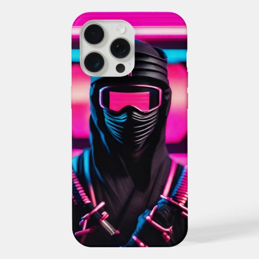 ネオン忍者 iPhoneケース (裏面)