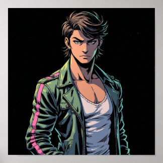 『ネオン怒りアニメ乱戦版』 ポスター