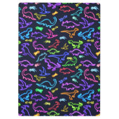 ネオン恐竜 クリップボード (裏面)