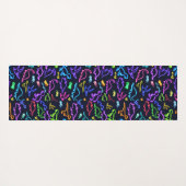 ネオン恐竜  ヨガマット (裏面(横))