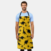 ネオン恐竜、都市パタグランジーン エプロン (着用した状態)