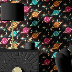 ネオン惑星と衛星銀河系 壁紙