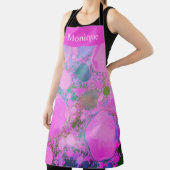 ネオン惑星リキッドアート油とアクリル エプロン (インサイチュ)